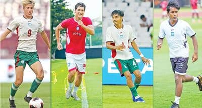 শুকি ইতোফুসা, জিদান আলেকজান্ডার ইউসুফ, মিনহাজুল করিম স্বাধীন ও ফারহান আলি ওয়াহিদ