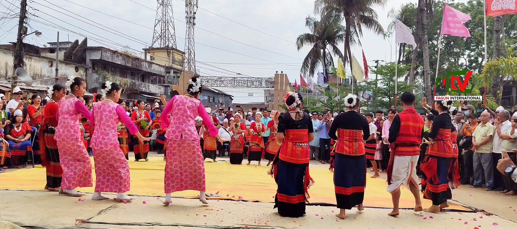 বিজু সাংগ্রাই বৈসু বিষু বিহু সাংক্রান সাংলান পাতা উৎবের উদ্বোধনী অনুষ্ঠানে অতিথিদের বক্তব্য