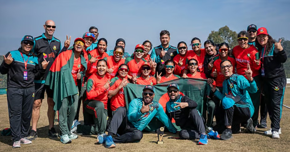 জয়ের পর বাংলাদেশ দলের উল্লাসবিসিবি