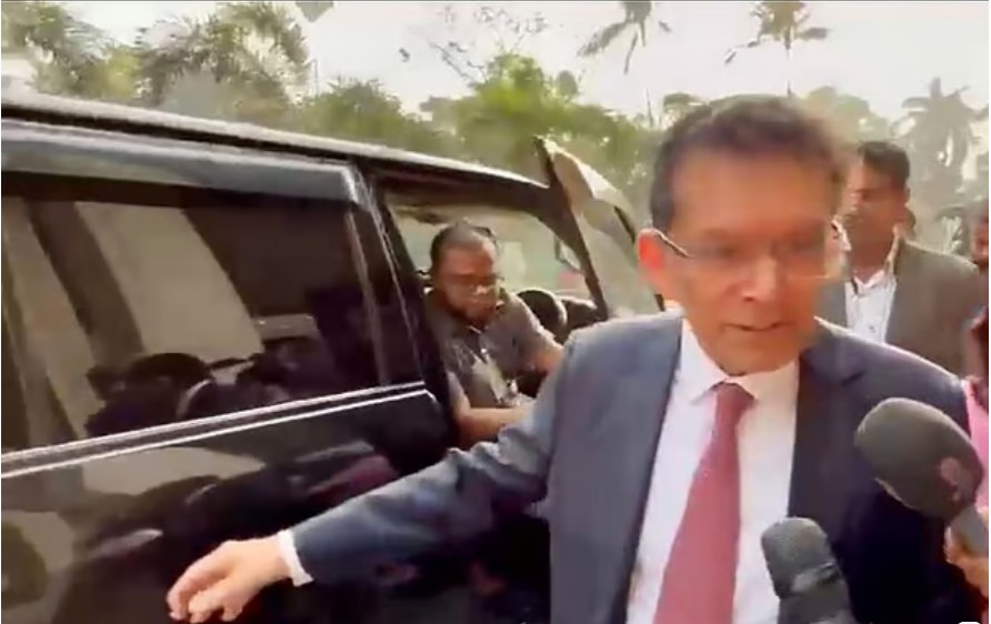 জাতীয় নিরাপত্তা উপদেষ্টা খলিলুর রহমান। আজ রোববার পররাষ্ট্র মন্ত্রণালয়েছবি: ভিডিও থেকে নেওয়া