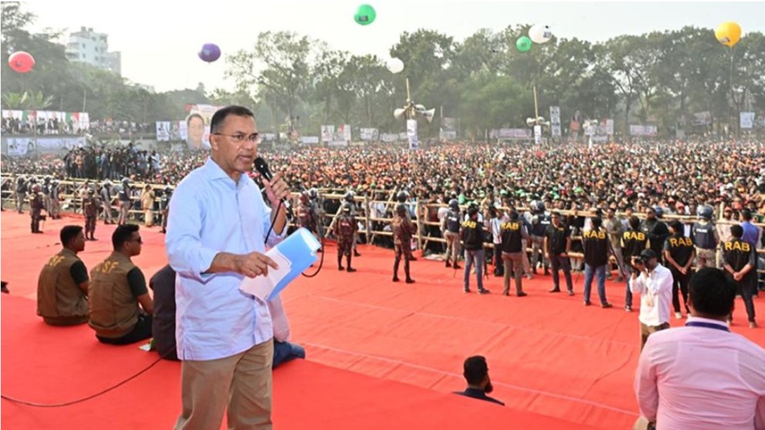 বিএনপির চেয়ারম্যান তারেক রহমান।