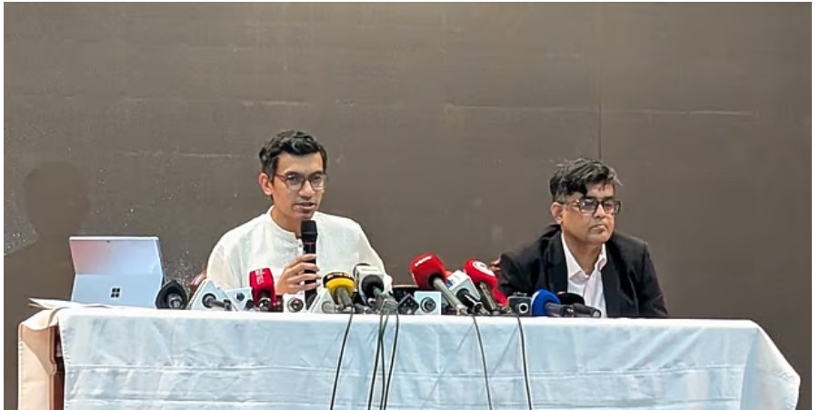 চুক্তি সইয়ের বিষয়ে হালনাগাদ তথ্য জানাতে আয়োজিত সংবাদ সম্মেলনে কথা বলছেন বিডার নির্বাহী চেয়ারম্যান আশিক চৌধুরী