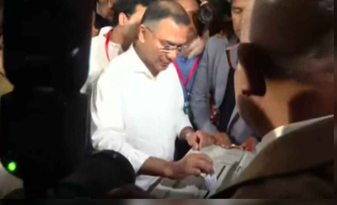 ঢাকা-১৭ আসনের প্রার্থী তারেক রহমান। 