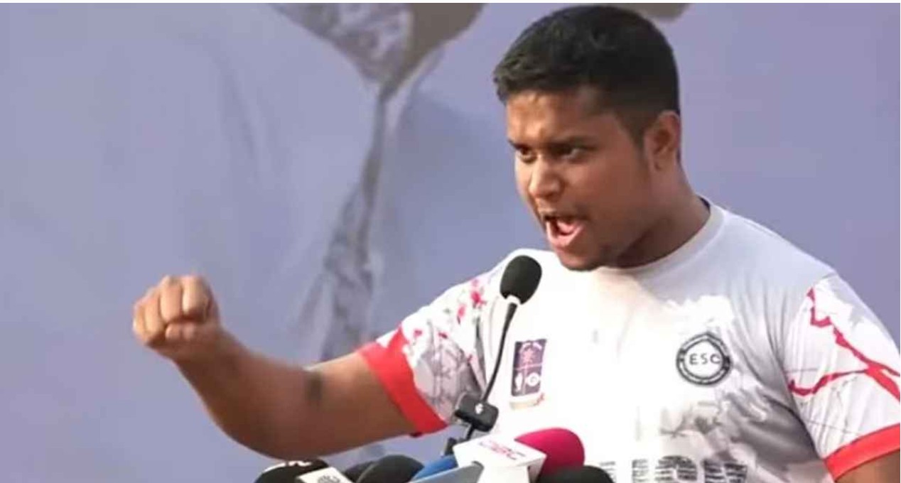 জাতীয় নাগরিক পার্টির দক্ষিণাঞ্চলের মুখ্য সংগঠক হাসনাত আবদুল্লাহ  